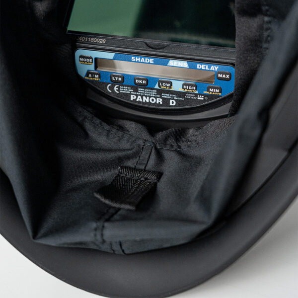 ISIK24 Panorama-W Digital TC Automatik-Schweißhelm mit Belüftung und Tasche – Bild 6